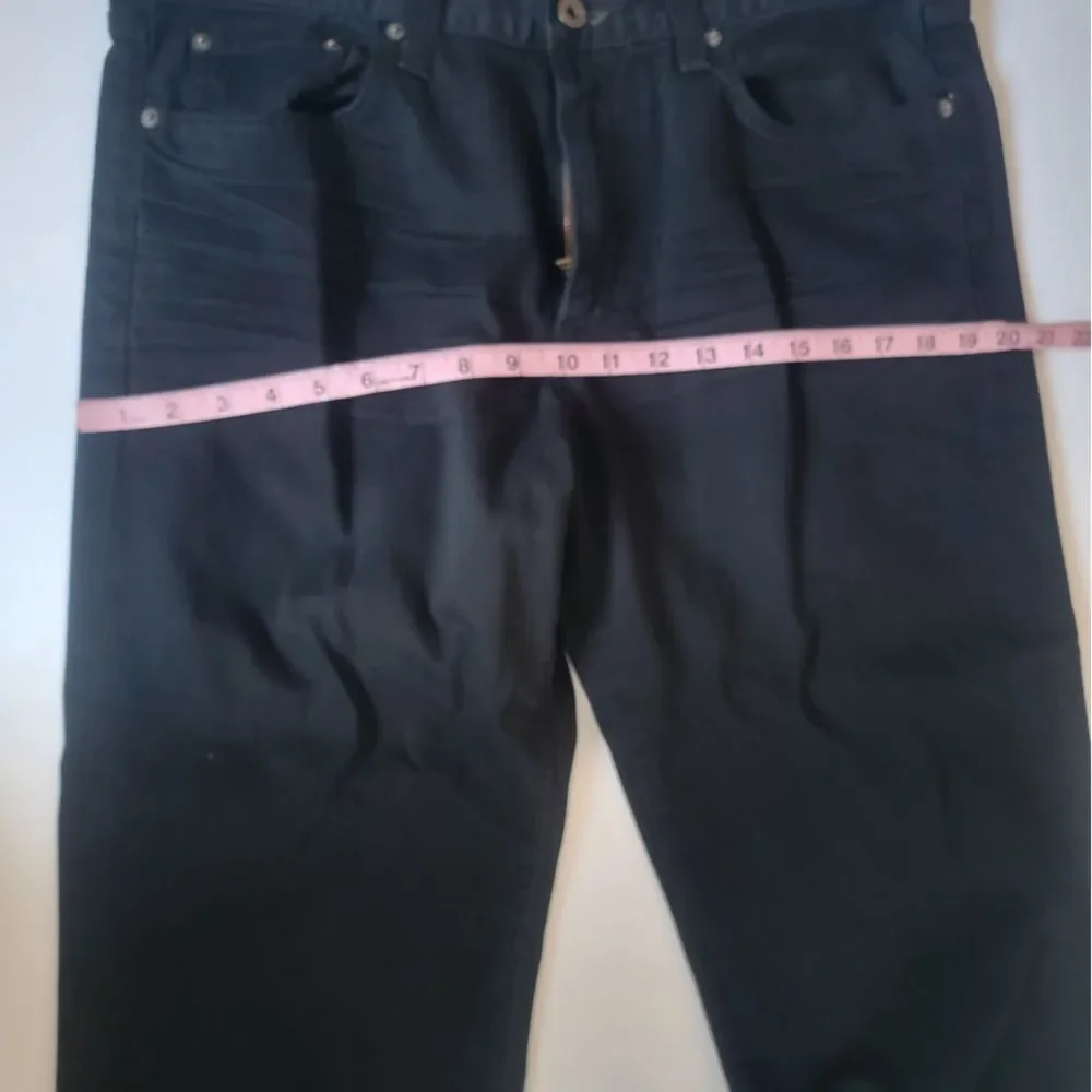 Men’s Lucky Brand Black Vintage Straight Jeans – 35x32 Rugged Classic)